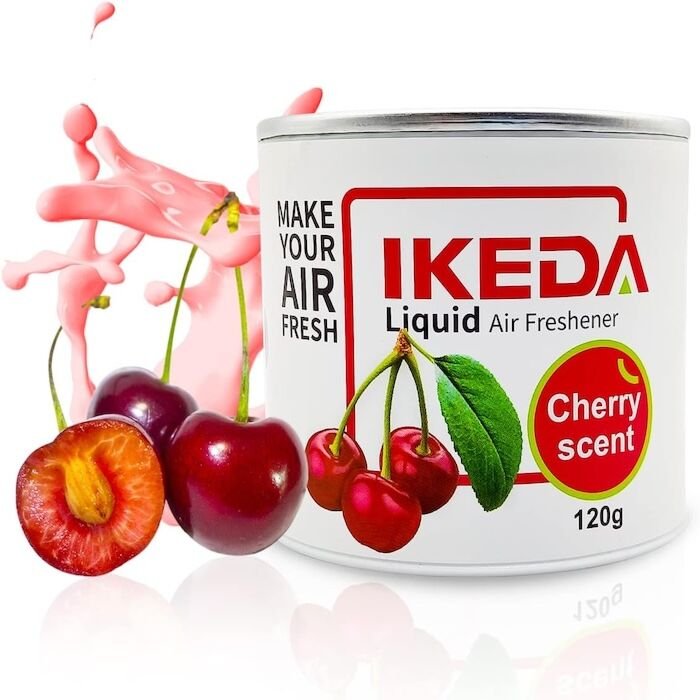 Ikeda Liquid Air Freshener - Cherry Scent (120g) | Long-Lasting & Refreshing